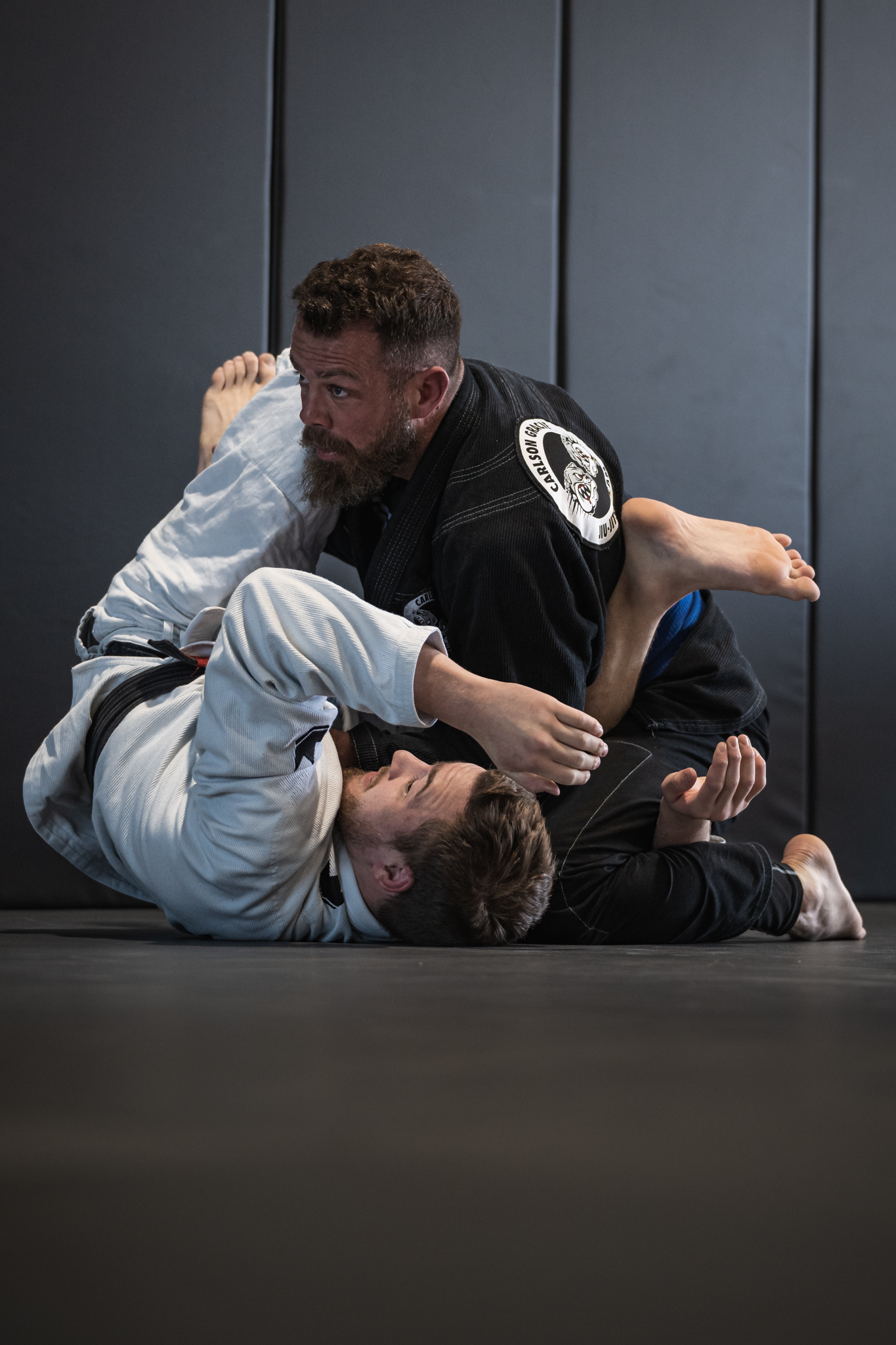 BJJ technique instruction at Carlson Gracie Calgary